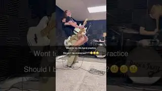 Should I leave #band #rockband #guitar #rockandskate #funny #reels