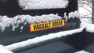 V&auml;gsaltning kan resultera i ett v&aring;llande