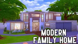 Modern Family Home / Stop Motion Film / The Sims 4 House Build