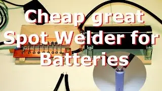 Построить дешево (60 $) DIY точечной сварки для  батарей литий-ионных - а E-велосипед
