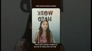 why I started content creation 😵&zwj;💫🤧 #youtube #contentcreatorsindia #growthmindset #myjourney