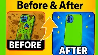  Paper iPhone Cleaning ASMR 😱 | Ganda iPhone Ban Gaya Naya ✨ | Satisfying Before & After 