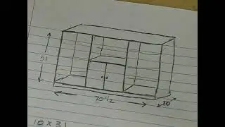 Measurements & Design Plans for Building a Bookshelf