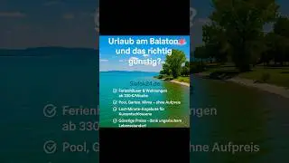 G&uuml;nstiger Balaton Urlaub