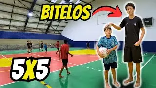 Murilo vs. Bitelos! 5x5 de Futsal Inesperado na Quadra! 😱⚽
