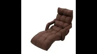Folding Chaise Lounge Sofa Japanese Style Foldable Single Sofa Bed Lounge Chair Daybed