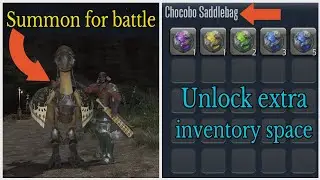 Unlocking your chocobo saddlebag as a new player