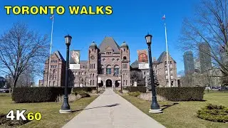 Queen's Park Toronto Walk - Ontario's Capital on March 4, 2021