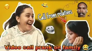 Video call prank on family,*gone extremely right*😂|Crazy Mannat Vlogz ❤️|