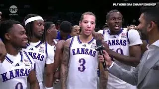 Kansas' Tre White Post-Game Interview after Defeating Syracuse