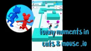 funny moments in cats & mouse .io