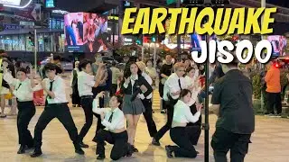 Earthquake by JISOO Dance Cover in Bukit Bintang, Kuala Lumpur, Malaysia | Street Performance