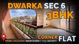 🔥 Akash Ganga Apartment | 3BHK Ready To Move | PRIME LOCATION  | Sun Facing | Middle Tower | #3bhk