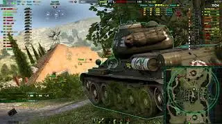 Strv 74,Очередной бой с ботами,которых 