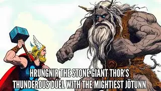 Hrungnir the Stone Giant Thor&rsquo;s Thunderous Duel with the Mightiest J&ouml;tunn