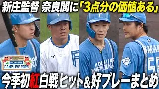 今季初紅白戦では奈良間大己を称賛！吉田賢吾＆宮崎一樹は2安打！今季初ヒット＆活躍シーンまとめ＜2/2ファイターズ春季キャンプ2026＞