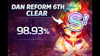 osu!mania Dan Reform 6th | Dan Reform series challenge map marathon | 4K gameplay.