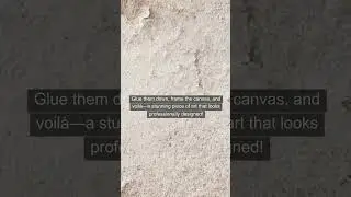 Instant Wall Art Using Paint Chips