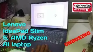 Lenovo IdeaPad Slim 5, AMD Ryzen AI 7 UNBOXING & setup.