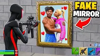 Использую СЕКРЕТНОЕ зеркало, чтобы РАСКРЫТЬ свою девушку! (Fortnite)
