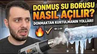 Donmuş Su Borusu Nasıl A&ccedil;ılır? G&uuml;venli ve Hasarsız &Ccedil;&ouml;z&uuml;m Y&ouml;ntemleri