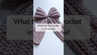 Easy Crochet Ribbon Bow | Hair Accessory, Decoration & More