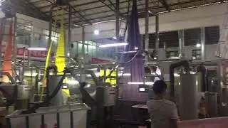 Vacuum suction machine in rope opener machine