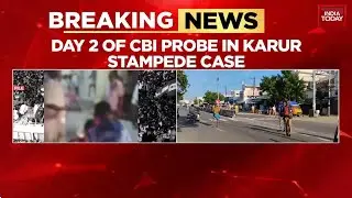 Karur Stampede News: CBI's Uses 3D Laser Scanners Map Stampede Site | Tamil Nadu News | India Today