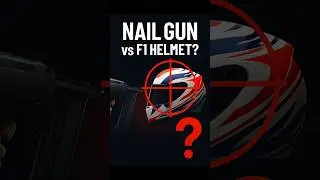 This F1 Helmet Can Survive a Nail Gun 😳🔫🏎️