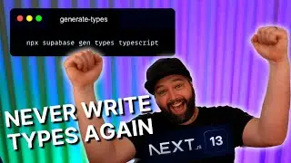 Introspect PostgreSQL schema and generate TypeScript definitions for the Next.js App Router