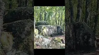 Древний мегалит в Возрождении, старые фото / Ancient megalith in Vozrozhdenie, old photos