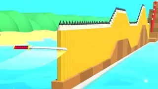 Flying Cut Game! Satisfying and relaxing ASMR slicing video
