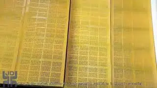 polyurethane trommel screen panel, trommel mining deck, pu trommel mesh