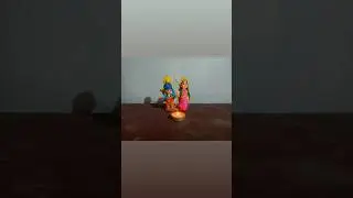 diy clay ram sita stop motion diwali special art #art #diy #trending #artshorts #shorts #artist #ram
