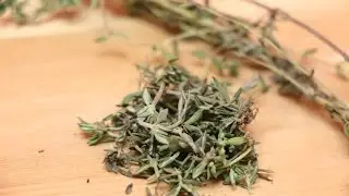 How to Separate Thyme Leaves from Stem- FAST!