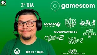 [4K] GAMESCOM 2025 / XBOX | 2&ordm; DIA + BATE-PAPO COM A GALERA | QUINTA-FEIRA, 21 DE AGOSTO