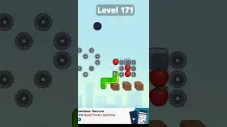 level 171 snake puzzle slither to eat! #anime  #snakegame #slithersnake #gaming #gamingshorts