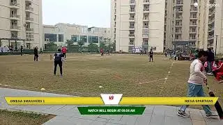OMEGA SMASHERS 1 vs Mega Spartans live cricket match | Omega Premier league 2026 (30 To 49 Age) liv