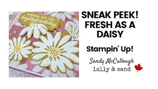 NEW PRODUCT SNEAK PEEK | Fresh as a Daisy Suite | Stampin' Up!