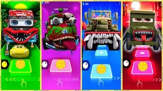 coffin dance - Sarge Eater vs Fire Truck Zombie vs Military Truck vs Truck Eater Cyborg | Tiles HOP