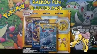 Raikou Pin Blister Pack Opening