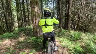 Steep DH trails at Rocky Point, Scappoose, Oregon with Greg Turnag from The Reason We Ride.