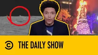 Arsonist Sets Fire To Fox News Christmas Tree In Manhattan | The Daily Show With Trevor Noah