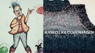 JAK WYKONAĆ NA DRUTACH KAMIZELKĘ COPENHAGEN / 2/ PRACA Z TEKSTEM