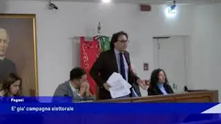 Pagani &egrave; gia in campagna elettorale