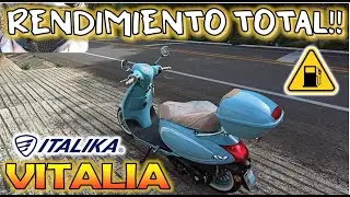 ▪️RENDIMIENTO DE VITALIA DE ITALIKA|| ¿CUANTOS KILOMETROS ME DIO CON EL TANQUE LLENO? || CAP 12 ||