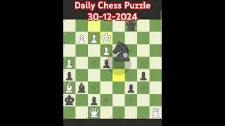 Daily Chess Puzzle Solution from chess.com, Date:- 30-12-2024. Mate in 2
