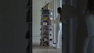 SpaceAid 7 Tier Rotating Shoe Rack Tower