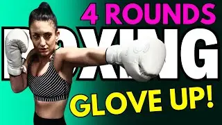 (SAVAGE 🔥) 4 Rounds BOXING Workout on the Punching Bag // SYLVIA NASSER
