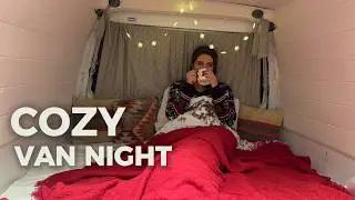 A Cozy Night in the Van | Quiet Winter Evening in Turna